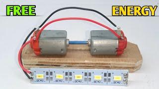 How to generate free energy generator with two dc motor | new technology | science project