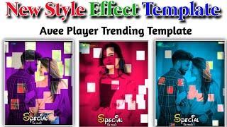 New Effect Avee Player Template | Avee Player Template Editing Tutorial | Photo Changing Template