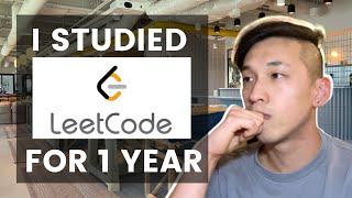 I studied leetcode for 1 year