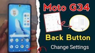moto g34 me side back kaise kare  !! how to enable side back button in moto g34 !! moto g34