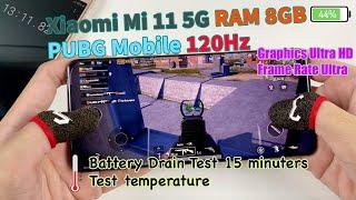 Xiaomi Mi 11 5G PUBG Mobile Gaming Test | Snapdragon 888 5G, Graphics Ultra HD, Frame Rate Ultra