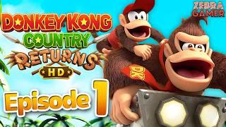 DK is Back! - Donkey Kong Country Returns HD Gameplay Walkthrough Part 1 - World 1 Jungle!