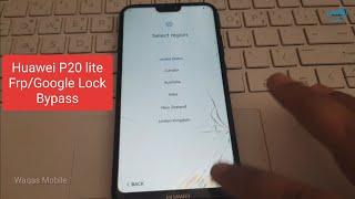 Huawei P20 Lite Ane-Lx2 9.1 Frp/Google Lock Bypass Without Pc by waqas mobile