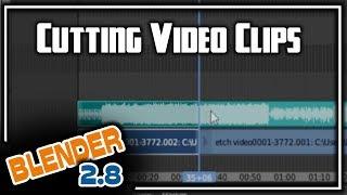 Blender 2.8 Video Editing - Cutting, Moving and Splicing