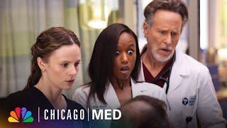 Archer and Lenox Tend to a Patient as His Lung Pops Through His Chest | Chicago Med | NBC