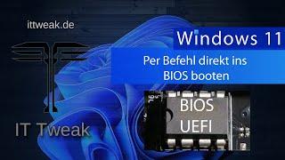 Windows 10 & 11 - Mit einem klick direkt ins BIOS | "Verbesserte Version"