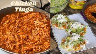 Tinga de Pollo Mexicana para chuparse los dedos!