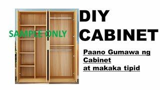 DIY CABINET, Paano gumawa at Makakatipid