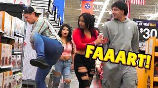 "What the f***?!" - Farting and Burping at Walmart