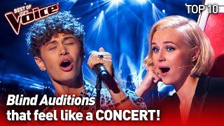 They turned their Blind Audition into a CONCERT on The Voice | TOP 10