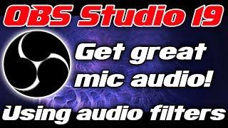 OBS Studio | GETTING GOOD MIC AUDIO | Compressor & noise filter settings | TUTORIAL / HOW TO / GUIDE