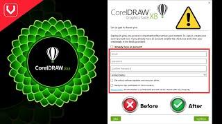 corel draw login problem | how to remove coreldraw x8 email verication message | Vishaldeep Dhamecha
