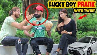 Lucky Boy prank on Cute Girl with Twist Part 6 | prank in Pakistan | Epic Reactions 