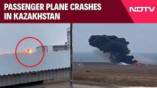 Kazakhstan Plane Crash | Azerbaijan Airlines Plane With 67 On Board Crashes In Kazakhstan