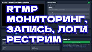 RTMP КОМБАЙН - ЗАПИСЬ, ЛОГИ, РЕСТРИМ, УВЕДОМЛЕНИЯ ТЕЛЕГРАМ