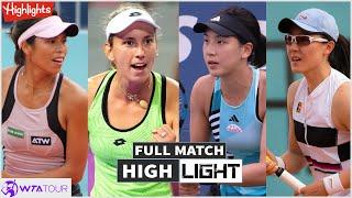 S. Hsieh & E. Mertens vs S. Zheng & X. Wang Highlights - WTA Internazionali BNL d'Italia 2024
