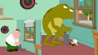 Bullfrog Throws Peter through Window! OLD vs. NEW Comparison - Family Guy Season 18 - Coma Guy