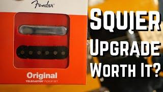 Fender ORIGINAL American Vintage 52 Tele Pickups Review & Demo | Squier Affinity Telecaster Upgrade