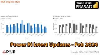 Power BI Feb 2024 updates & latest features in visuals