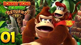 DONKEY KONG COUNTRY RETURNS HD #01 : BIENVENUE DANS LA JUNGLE !