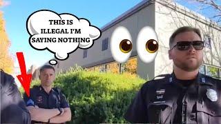 Cops Don't Like Cameras When They're Illegally Trespassing