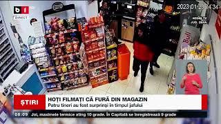 DEVA - HOȚI FILMAȚI CĂ FURĂ DIN MAGAZIN_Știri B1_2 febr 2023