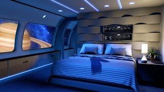 Spaceship Sounds White Noise for Sleeping | Starship Bedroom Ambience 10 Hours