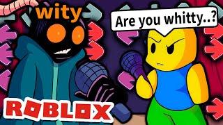 I Pretended To Be WHITTY In Roblox Friday Night Funkin