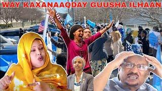 DEGDEG XAASKA MUUSE BIIXI KAXANAAQDAY GUUSHII ILHAAN OMAR,INA KAAHIN OOHIN AFKA FURTAY,NAXDIN,XOG