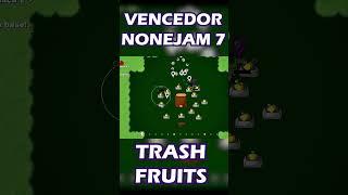 Vencedor NoNeJam7: Trash fruits #noneclass #gamedev #gamemaker