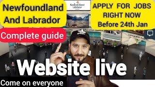 Newfoundland And labrador Canada | Apply Jobs | Virtual Immigration Fair 2024