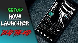 Setup Nova Launcher Keren Terbaru, Death The Kid - klwp themes