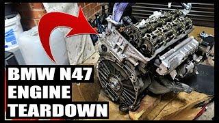 BMW N47 Engine Teardown For Timing Chain Replacement