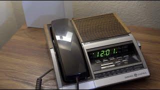 Vintage Electronics Month - Episode 02 | General Electric Alarm Clock Radio Phone