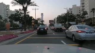 Dubai Palm Jumeirah Evening Drive 4k | Hotel Atlantis, Dubai Marina, Ain Dubai, sheikh Zayed Road