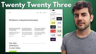 Twenty Twenty Three Theme Tutorial - Create a Website!
