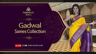 Gadwal Sarees Collection | WhatsApp Number 9456 9456 33 | Kalamandir Royale Sarees LIVE