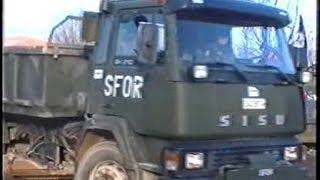 Finnish Dump Truck SISU Driveby and Arrives With Gravel – Suomen Sotilas