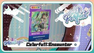 【maimaiでらっくす】Colorfull:Encounter でらっくす譜面 MASTER ALL PERFECT 【直撮り】