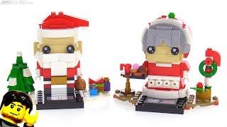 LEGO BrickHeadz Mr. & Mrs. (Santa) Claus reviewed! 40274