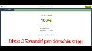 cisco programming essentials in c module 8 test answers|| C Essential part 2 module 8 test @Cisco