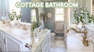 $500 Bathroom Renovation in a Weekend | English Cottage Style Bathroom Makeover