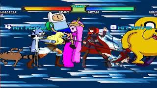 NICK54222 MUGEN: Team Mordecai VS Team Ruby Rose