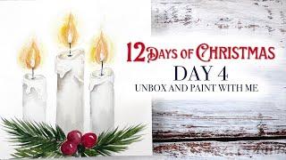 Day 3! 12 Days Of Christmas Unboxing & Paint With Me!