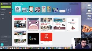 Tutorial design canva | cara membuat poster brosur mudah dengan canva