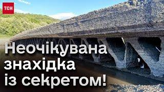  Загадковий міст виринув з дна річки на Хмельниччині!