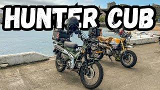 My First UK Ride Honda CT125 Hunter Cub @ The Planet Of The Monkeys 3