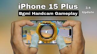 iPhone 15 Plus - Bgmi Test With Handcam ️‍ !! iPhone 15 Plus Bgmi Sensitivity !! Bgmi Sensitivity