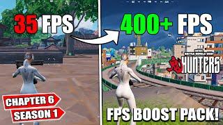 How to Fix FPS Drops & BOOST FPS in Fortnite Chapter 6 Season 1 - 鬼 HUNTERS