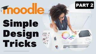 Moodle 2019-Simple design tips part 2 with the BOOK format. #moodle